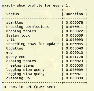 對mysql語句的性能分析與優(yōu)化