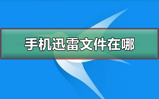 手機(jī)迅雷下載的文件在哪