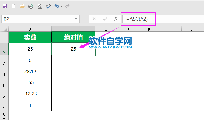 abs函數(shù)只能求實(shí)數(shù)絕對(duì)數(shù)值