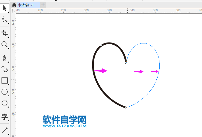 coreldraw怎么對(duì)稱復(fù)制的方法