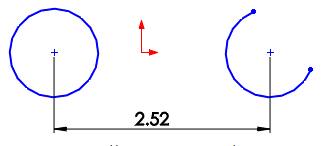 solidworks怎么生成兩個(gè)圓弧之間的尺寸