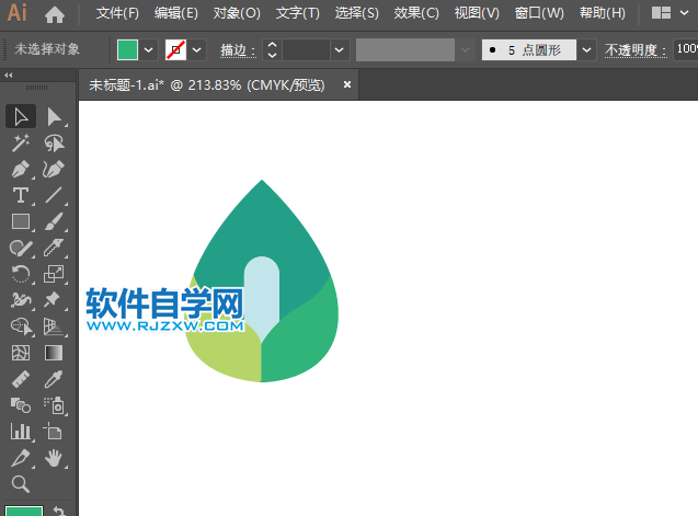 ai怎么畫(huà)百荷盆栽圖標(biāo)