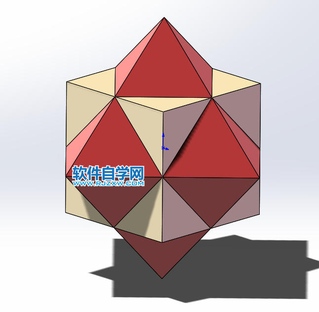 用SolidWorks畫兩個(gè)交叉幾何體的兩種方法