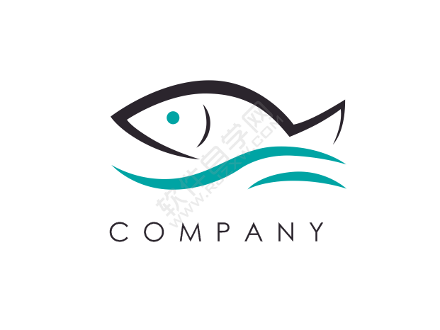 CDR設(shè)計一個logo魚