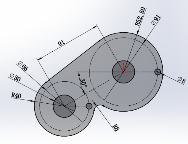 SolidWorks畫一個(gè)帶法蘭的圓管