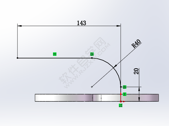 SolidWorks畫一個(gè)帶法蘭的圓管