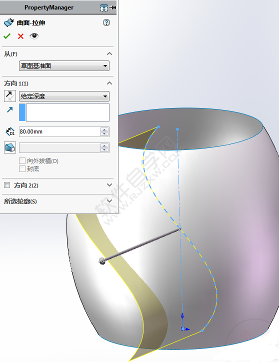 SolidWorks畫一個(gè)藝術(shù)瓶架