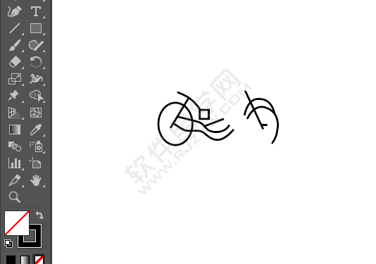 ai畫禁止摩托車通行標(biāo)識(shí)