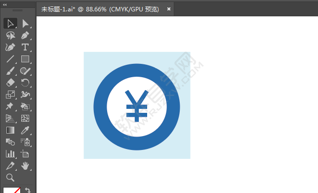 ai畫收銀標(biāo)識(shí)的方法