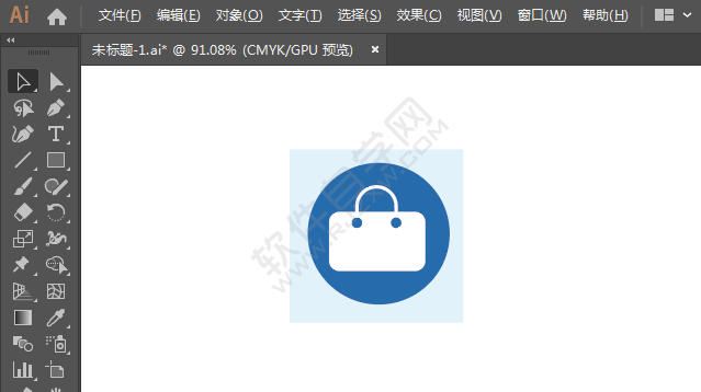 ai繪制商場(chǎng)標(biāo)識(shí)的方法
