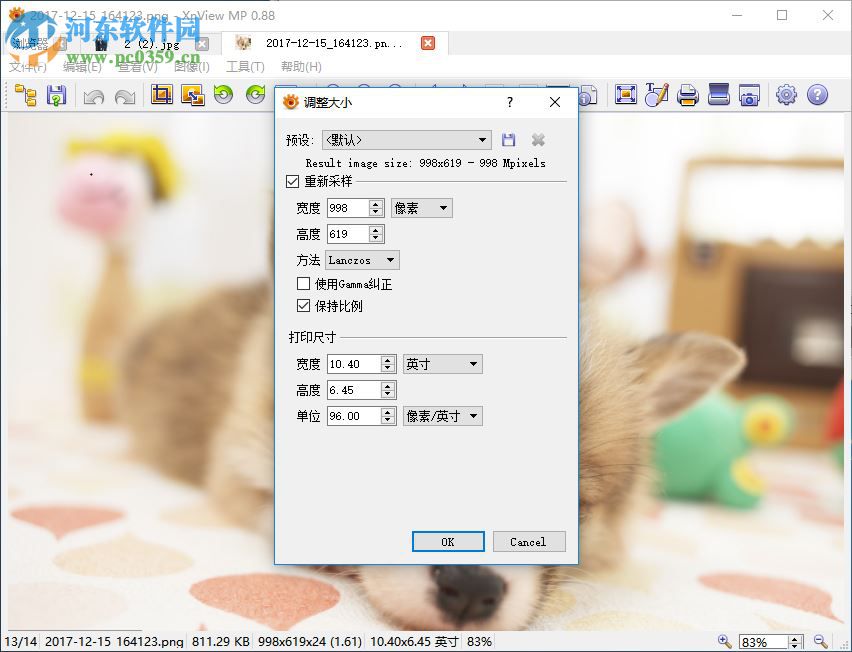 Xnview Full調(diào)整圖片尺寸大小的方法