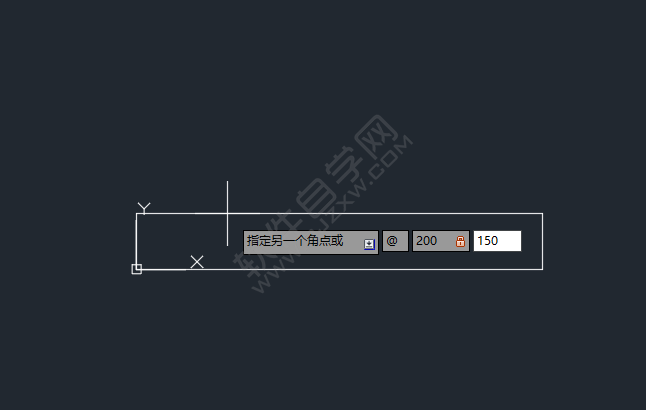 cad畫矩形從坐標(biāo)原點(diǎn)開始
