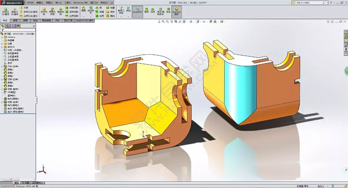 SolidWorks建模3D13-H01拉伸、圓角、倒角、基準(zhǔn)軸、鏡像