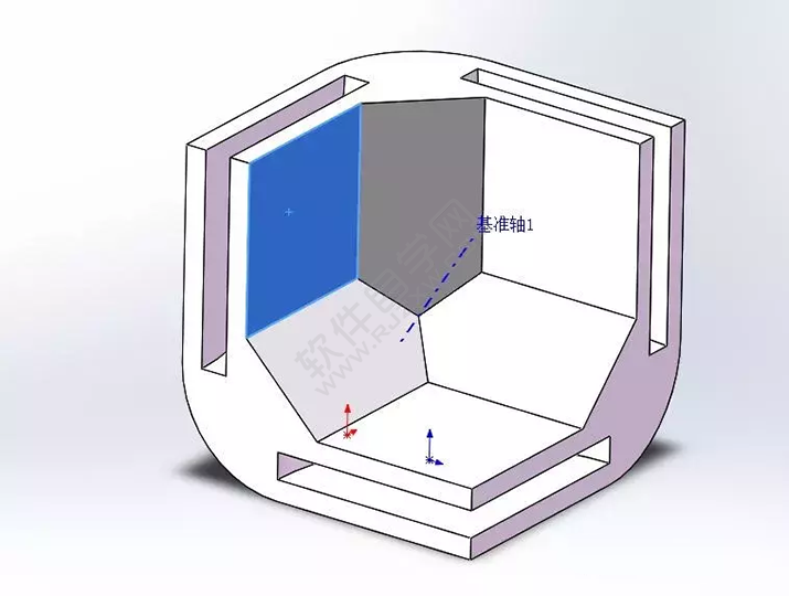 SolidWorks建模3D13-H01拉伸、圓角、倒角、基準(zhǔn)軸、鏡像