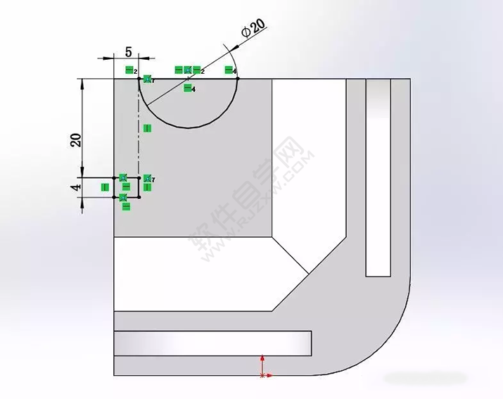 SolidWorks建模3D13-H01拉伸、圓角、倒角、基準(zhǔn)軸、鏡像