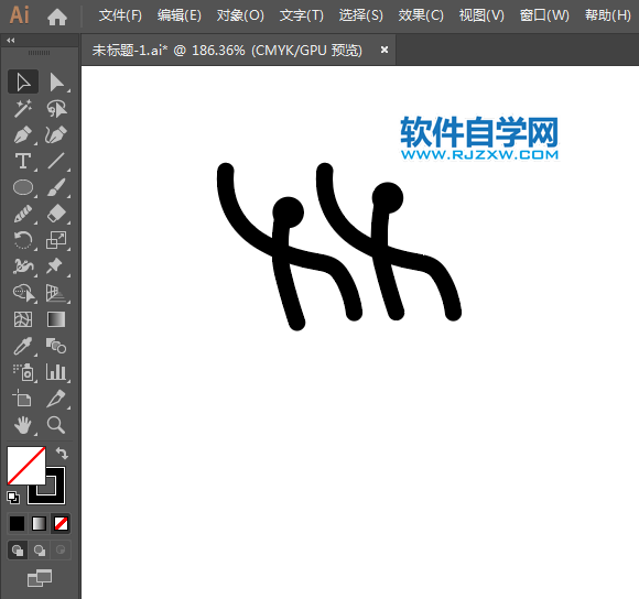 ai怎么設(shè)計(jì)花樣游泳標(biāo)識(shí)
