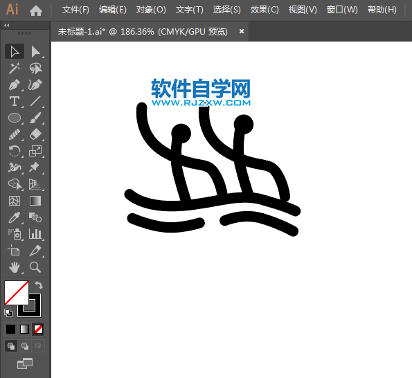 ai怎么設(shè)計(jì)花樣游泳標(biāo)識(shí)