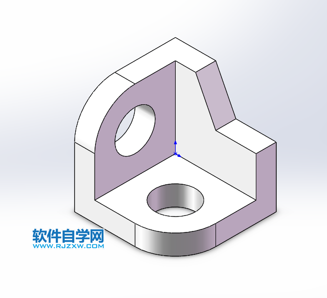 solidworks實體建模新手用拉伸、倒圓角完成
