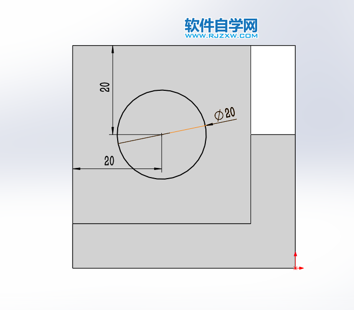 solidworks實體建模新手用拉伸、倒圓角完成