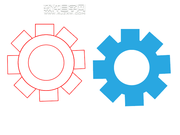 ai怎么畫設(shè)置圖標(biāo)