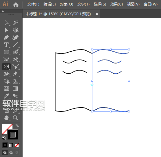 ai怎么畫一個(gè)書本圖形作為歷史圖標(biāo)