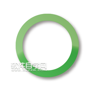 ai怎么畫綠色圓環(huán)