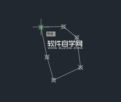 CAD節(jié)點(diǎn)設(shè)置捕捉連線