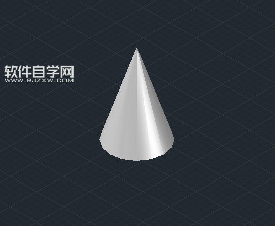 CAD2014怎么畫(huà)圓錐體