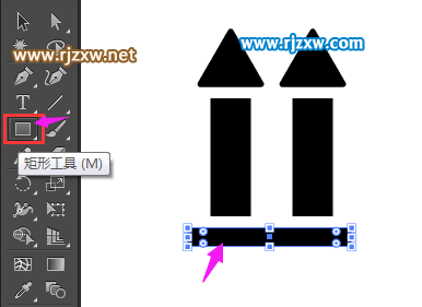 illustrator制作外箱絲印的勿倒標志