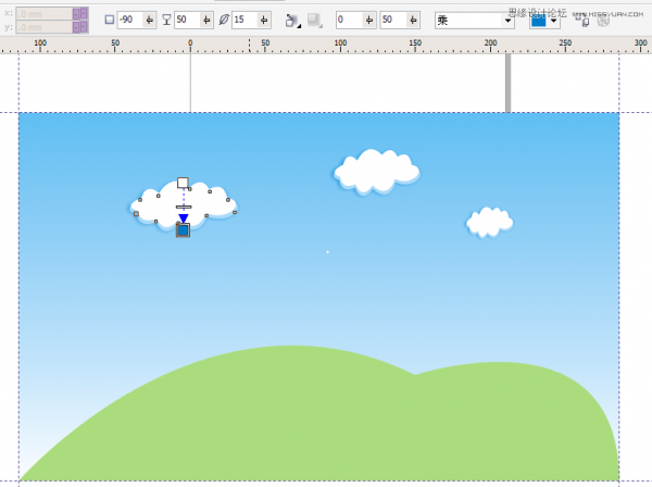 用CorelDraw X4設(shè)計(jì)卡通桌面壁紙