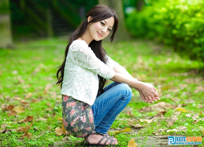 教你用PS給廈大校花調(diào)些秋季淡黃色