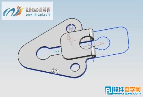 UG上褲扣設(shè)計