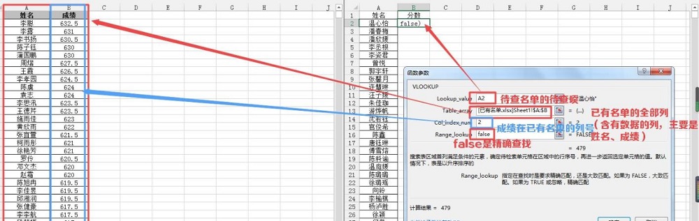vlookup函數(shù)匹配兩個(gè)表格方法