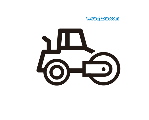 Coreldraw軟件繪制壓土機(jī)簡筆畫教程