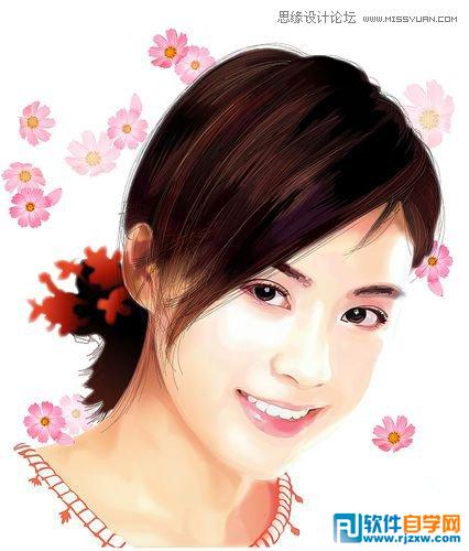 ai繪制真實(shí)感美女