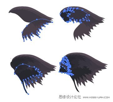 IllustratorCS6用色階畫法精細設(shè)計鳥類插畫